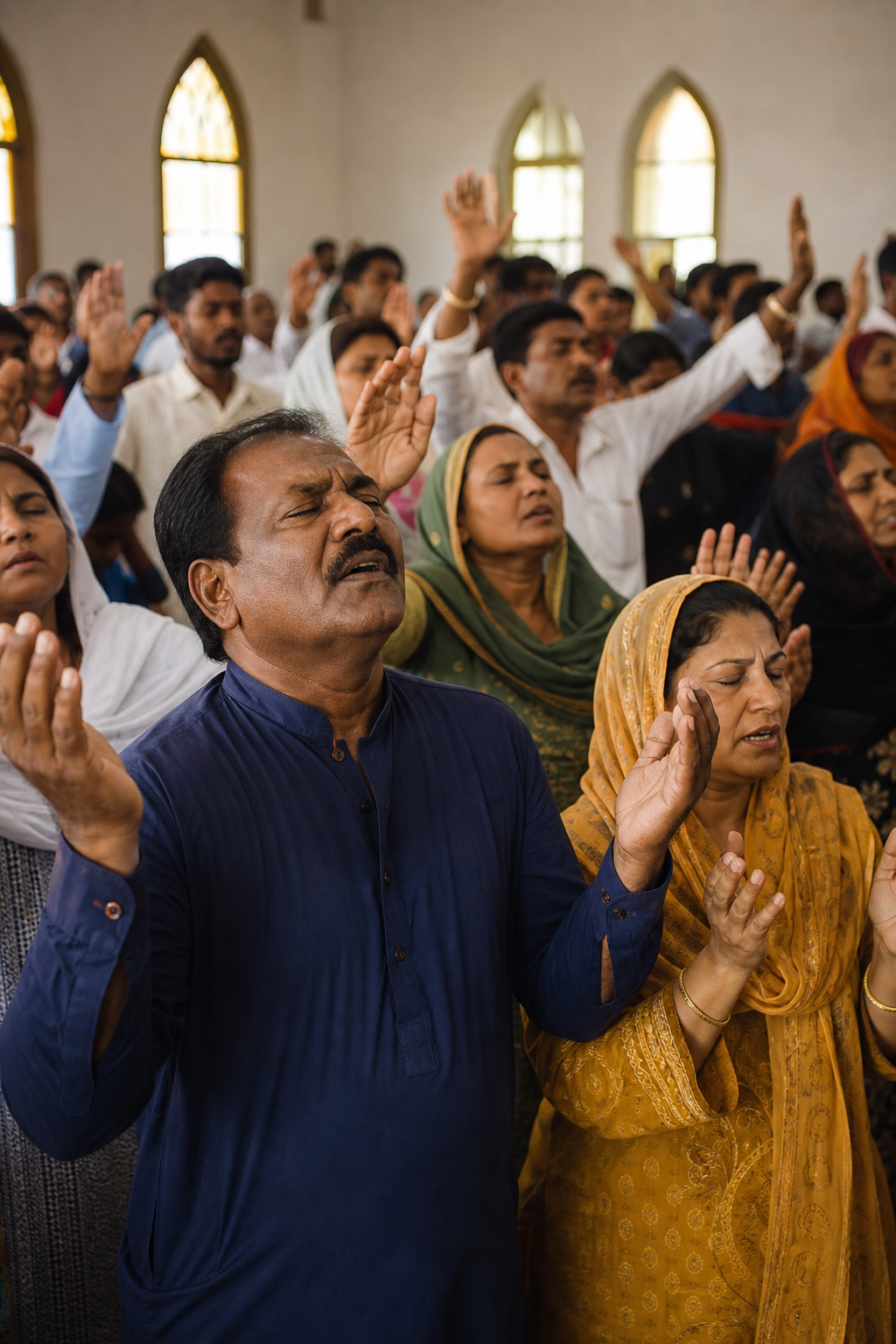 Emmanuel Network — Pakistani believers in worship and fellowship, Gojra Pakistan